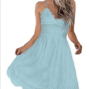 Bohemian V-neck Strappy Summer Dress